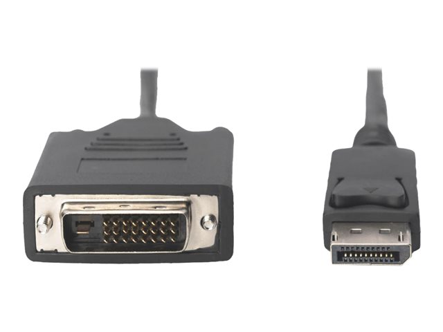 DP - DVI-D cable 3M black DP - DVI w/int