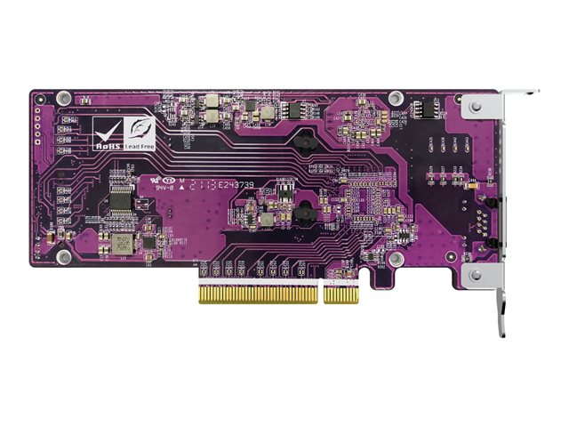QNAP QM2-2P10G1TB - Storage controller - M.2 - PCIe 3.0 x4 (NVMe) - low profile - PCIe 3.0 x8 - for QNAP TDS-H2489, TNS-H1083X-E2234, H1083X-E2236-16, TS-473, H1677, H2477, TVS-672, h1288