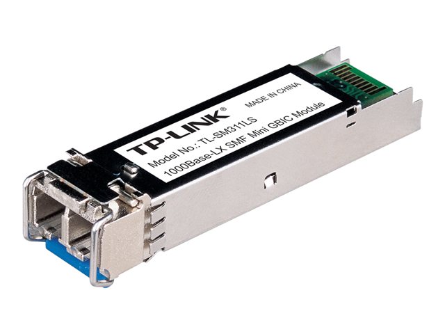 TP-Link TL-SM311LS - SFP (mini-GBIC) transceiver module - fibre optic - LC single-mode - up to 10 km - 1310 nm - for P/N: TL-SG3452XP V1
