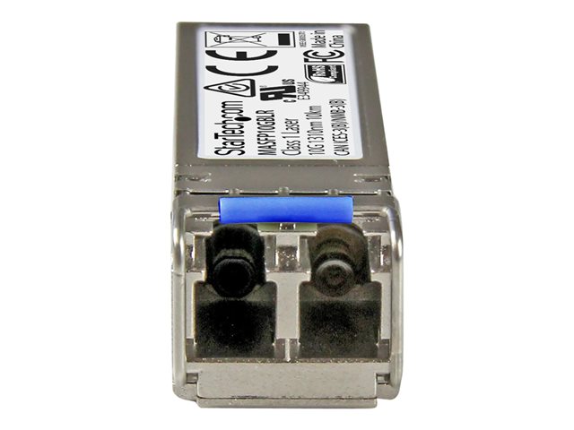 StarTech.com Cisco Meraki MA-SFP-10GB-LR Compatible SFP+ Module, 10GBASE-LR, 10GbE SMF Optic Transceiver, Gigabit Ethernet SFP+, LC Connector, 10km 1310nm DDM, Cisco Meraki MS225, MX400 - Lifetime Warranty (MASFP10GBLR) - SFP+ transceiver module (equivalent to: Cisco Meraki MA-SFP-10GB-LR) - 10GbE - 10GBase-LR - LC single-mode - up to 10 km - 1310 nm