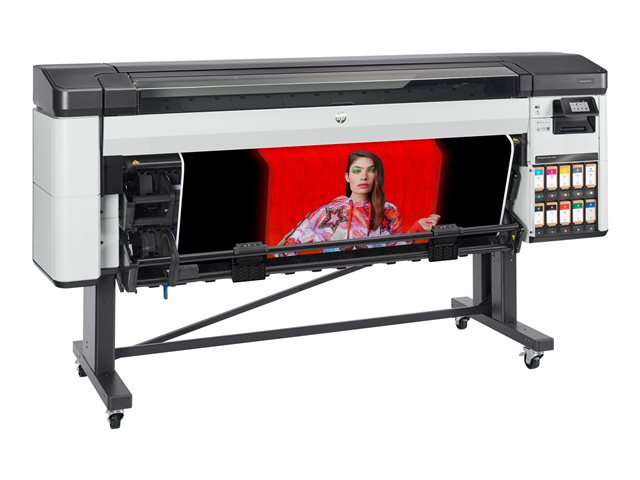 HP DesignJet Z9+ Pro - 64\" large-format printer - colour - ink-jet - Roll (162.6 cm) - 2400 x 1200 dpi - up to 98 sq.m/hour (mono) / up to 98 sq.m/hour (colour) - capacity: 2 rolls - Gigabit LAN, USB host - cutter