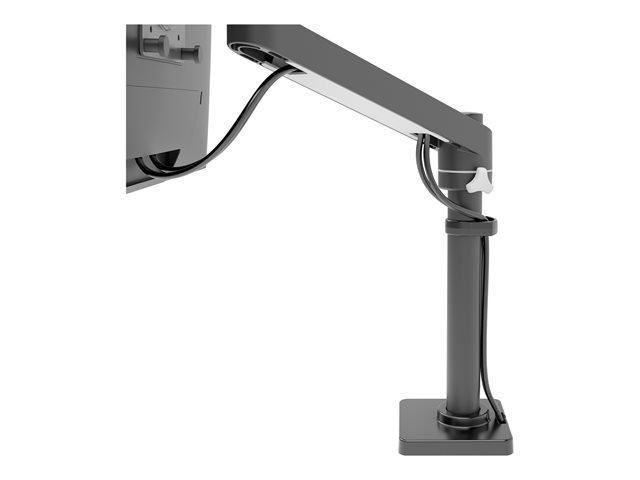 Ergotron NX - Mounting kit (articulating arm, arm assembly, attachment hardware, base, pole, pivot) - for Monitor - matte black - screen size: up to 34\" - desk-mountable