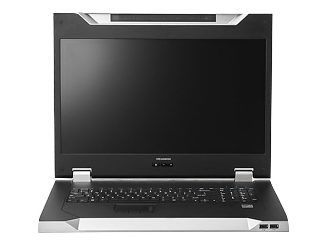 HPE LCD8500 - KVM console - USB - 18.51\" - rack-mountable - 1600 x 1200 @ 60 Hz - 187 cd/m² - 700:1 - 16 ms - silver - 1U - for ProLiant DL20 Gen9, DL360p Gen8, DL380 Gen9, DL580 Gen9, MicroServer Gen8, ML110 Gen9