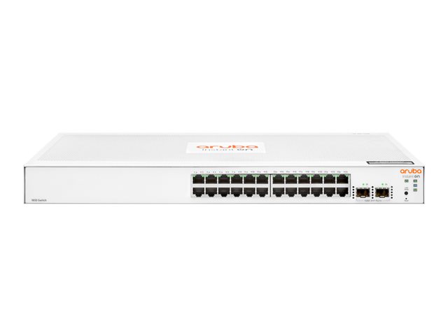 HPE Networking Instant On 1830 24G 2SFP Switch - Switch - smart - 24 x 10/100/1000 + 2 x Gigabit SFP - desktop, rack-mountable