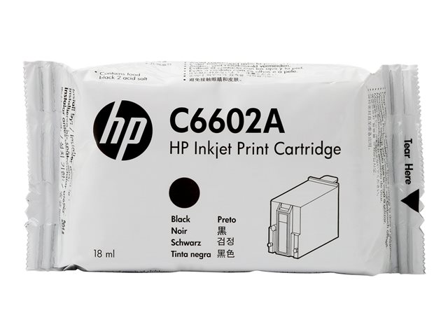 HP - 18 ml - black - compatible - ink cartridge - for Addmaster IJ 6080, 6160, 7100, Ithaca BANKjet 2500, KITCHENjet 1000, POSjet 1000, 1500