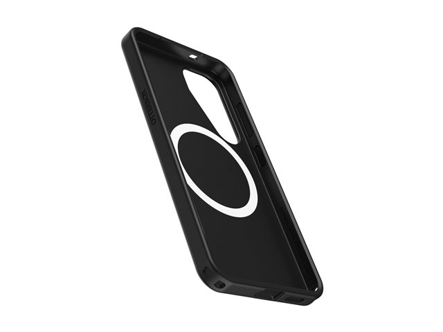 OtterBox Symmetry Series - Back cover for mobile phone - with magnets - polycarbonate, thermoplastic elastomer (TPE) - black - for Samsung Galaxy S25