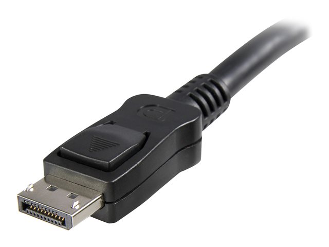 StarTech.com 10 ft DisplayPort 1.2 Cable with Latches - 4K x 2K (4096 x 2160) @ 60Hz - DPCP & HDCP - Male to Male DP Video Monitor Cable (DISPLPORT10L) - DisplayPort cable - DisplayPort (M) to DisplayPort (M) - 3 m - latched - black - for P/N: DK31C3HDPDUE, DKM30CHDPD, DKM30CHDPDUE, KITBXAVHDPEU, KITBXAVHDPNA, KITBXAVHDPUK