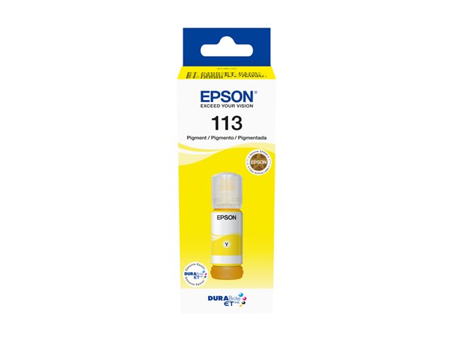 Epson EcoTank 113 - 70 ml - yellow - original - ink refill - for EcoTank ET-16150, 16650, 5150, 5170, 5800, 5850, 5880, EcoTank Pro ET-16680, 5150, 5170