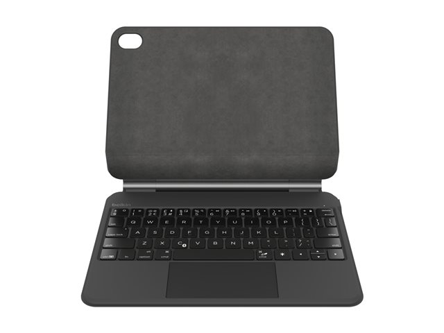 Belkin Connect Pro - Keyboard and folio case (protective case) - with magnetic stand - with trackpad - backlit - wireless - Bluetooth
