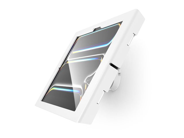 Compulocks iPad Pro M4 13\" (2024) Apex Enclosure Tilting Wall Mount - Mounting kit (mount, enclosure) - exposed front/back camera - for tablet - lockable - aluminium, metal frame - white - screen size: 13\" - wall-mountable - for Apple 13-inch iPad Pro (M4)