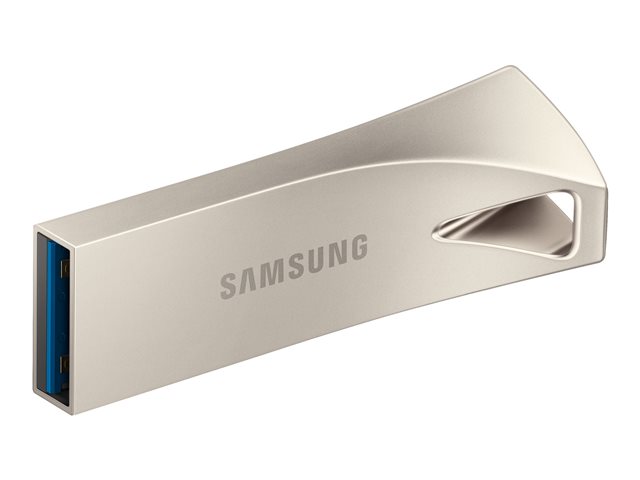 Samsung BAR Plus MUF-128BE3 - USB flash drive - 128 GB - USB 3.1 Gen 1 - champagne silver