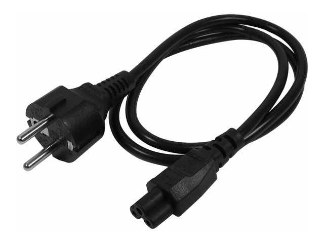 StarTech.com 3m (10ft) Laptop Power Cord, EU Schuko to C5, 2.5A 250V, 18AWG, Notebook / Laptop Replacement AC Cord, Printer/Power Brick Cord, Schuko CEE 7/7 to Clover Leaf IEC 60320 C5 - Laptop Charger Cable (753E-3M-POWER-LEAD) - Power cable - power