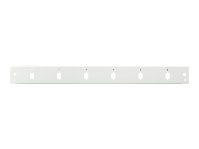 FO FRONT PANEL 1U QUICK LOCK 6X SC SX LC DX VERTICALLY COLOR GREY (RAL 7035)