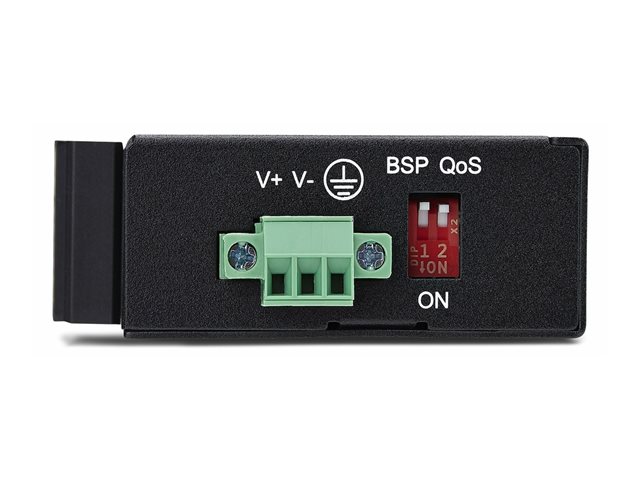 StarTech.com 5-Port Unmanaged Industrial Ethernet Switch - IP30 - TAA - Switch - unmanaged - 5 x 10/100/1000Base-T - DIN rail mountable, wall-mountable - DC - TAA Compliant