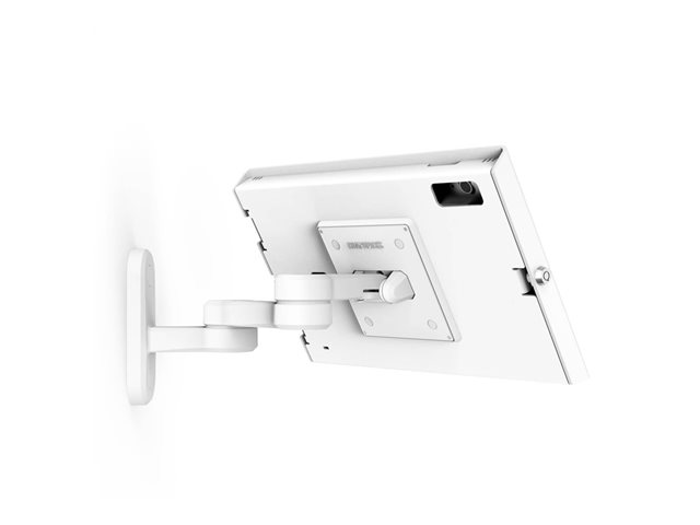 Compulocks Apex - Mounting kit (enclosure, swing arm) - for tablet - lockable - metal frame - white - wall-mountable, counter top, flat surface mountable - for Apple iPad A16 Wi-Fi, A16 Wi-Fi + Cellular