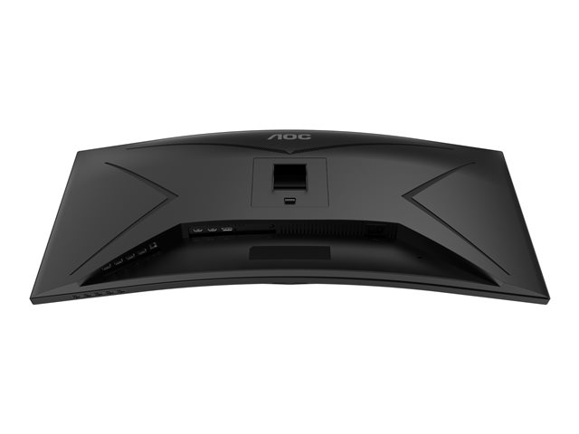 AOC CU34P2A - LED monitor - curved - 34\" - 3440 x 1440 UWQHD @ 100 Hz - VA - 300 cd/m² - 3000:1 - 1 ms - 2xHDMI, DisplayPort - speakers - black