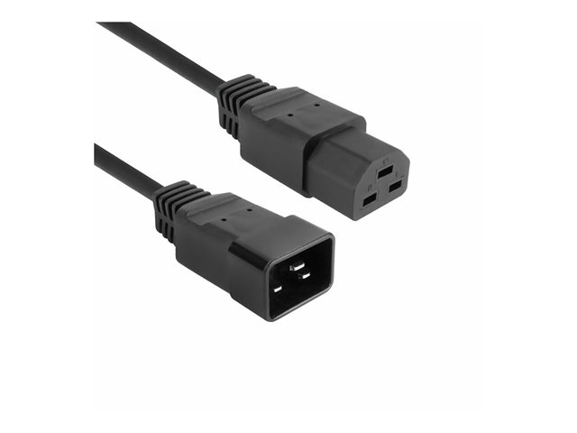 POWERCORD C20 - C21 BK 1.50M. 1 stk