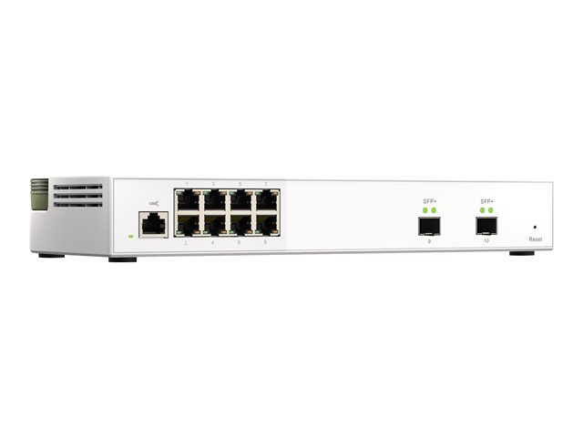 QNAP QSW-M2108-2S - Switch - Managed - 2 x 10 Gigabit SFP+ + 8 x 2.5GBase-T - desktop