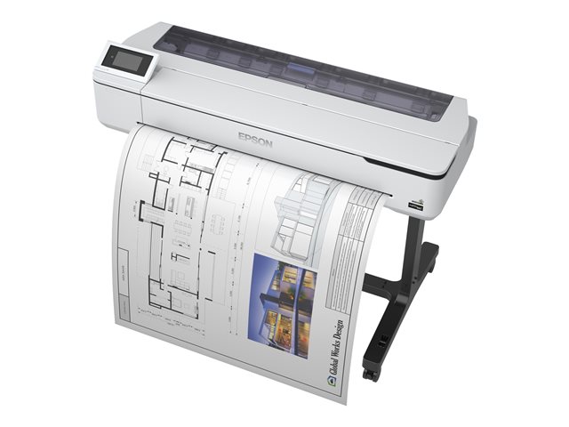 Epson SureColor SC-T5100 - 36\" large-format printer - colour - ink-jet - Roll (91.4 cm) - 2400 x 1200 dpi - Gigabit LAN, Wi-Fi(n), USB 3.0 - cutter
