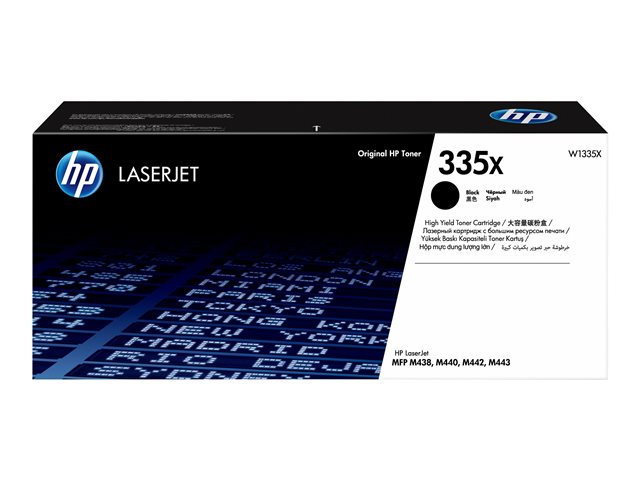 HP 335X - High Yield - black - original - LaserJet - toner cartridge (W1335X) - for LaserJet MFP M438n, MFP M442dn, MFP M443nda
