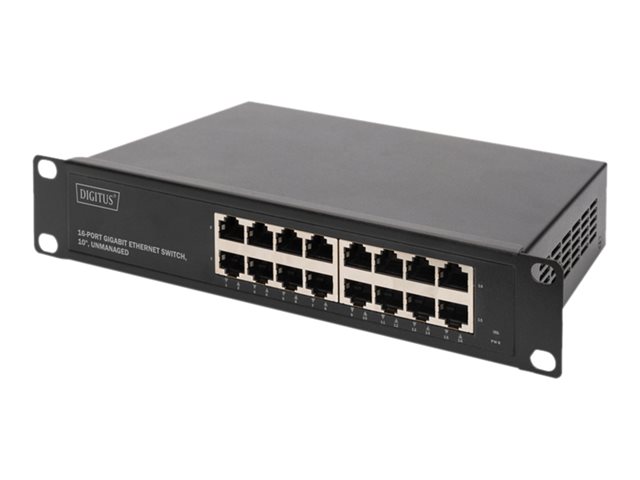 Gigabit Ethernet Switch 16-port 10 inch