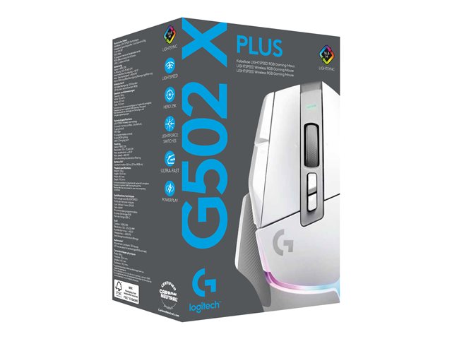 G502 X PLUS - WHITE/PREMIUM - EWR2