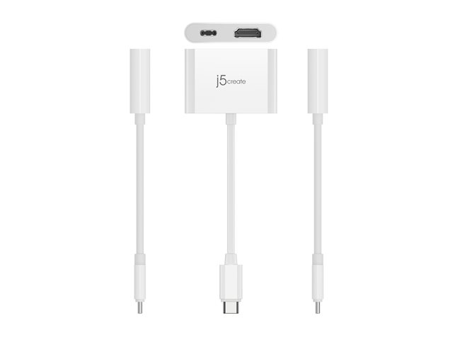 USB-C TO 4K HDMI ADAPTER ADAPTER WITH PO