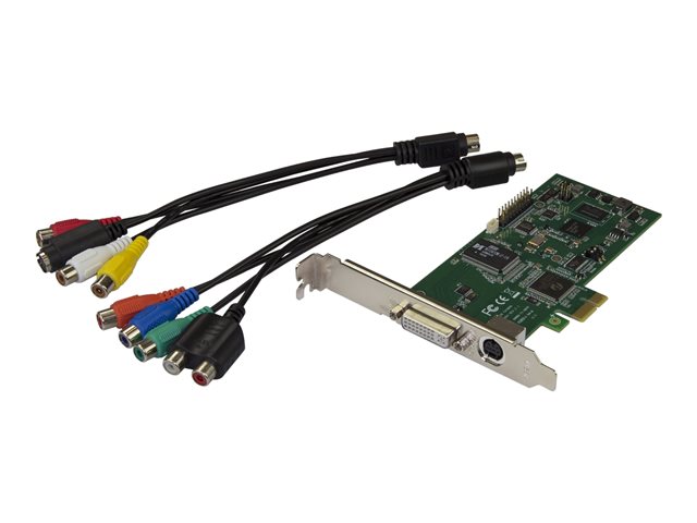 StarTech.com PCIe Video Capture Card - 1080P at 60 FPS - HDMI / VGA / DVI / Component - PC Capture Card - Internal Capture Card (PEXHDCAP60L2) - Video capture adapter - PCIe 2.0 - NTSC, PAL-M, PAL, PAL 60