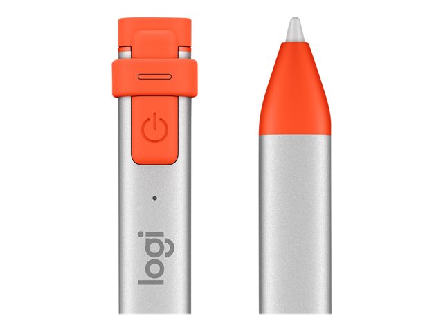 Logitech Crayon - Digital pen - wireless - intense sorbet - for Apple 10.2-inch iPad, 10.5-inch iPad Air (3rd generation), 10.9-inch iPad Air (4th generation, 5th generation), 11-inch iPad Pro, 12.9-inch iPad Pro (3th generation, 4th generation, 5th generation), 9.7-inch iPad (6th generation), iPad mini (6th generation), iPad mini 5 (5th generation)