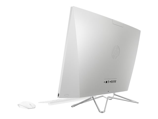 HP 27-dp1018nb - All-in-one - Core i5 1135G7 / 2.4 GHz - RAM 8 GB - SSD 512 GB - NVMe - Iris Xe Graphics - GigE - WLAN: 802.11a/b/g/n/ac, Bluetooth 5.0 - Win 10 Home 64-bit - monitor: LED 27\" 1920 x 1080 (Full HD) - keyboard: Belgium - natural silver