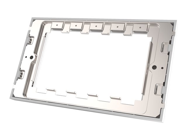 VISION Techconnect Modular AV Faceplate - LIFETIME WARRANTY - Double-Gang UK surround - frame which accommodates 5 modules - fits to TC3 BACKBOX2G, TC3 BACKBOX2GT, or TC2 MUDRING2G, or any standard double-gang UK backbox (pattress) 146 x 86mm / 5.8 x 3.4\" - plastic - white