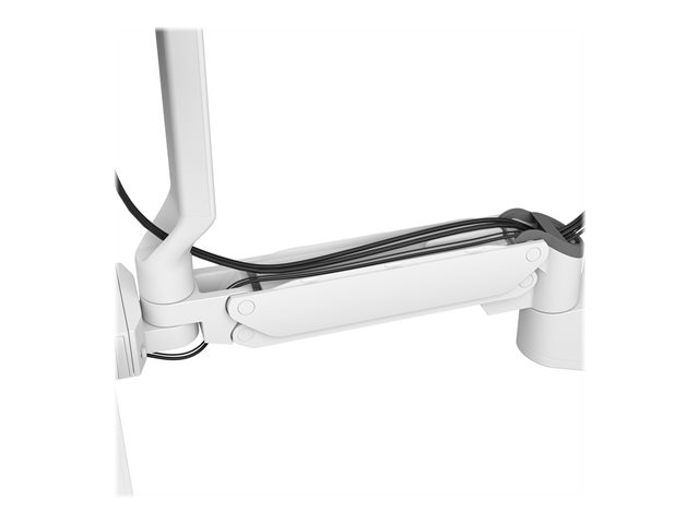 Ergotron CareFit Combo Arm - Mounting kit (articulating arm, keyboard tray, wall mount base, track mount adapter) - modular - for LCD display / PC equipment - plastic, aluminium - white - screen size: up to 27\" - wall-mountable