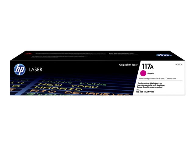 HP 117A - Magenta - original - toner cartridge (W2073A) - for Color Laser 150a, 150nw, MFP 178nw, MFP 178nwg, MFP 179fnw, MFP 179fwg