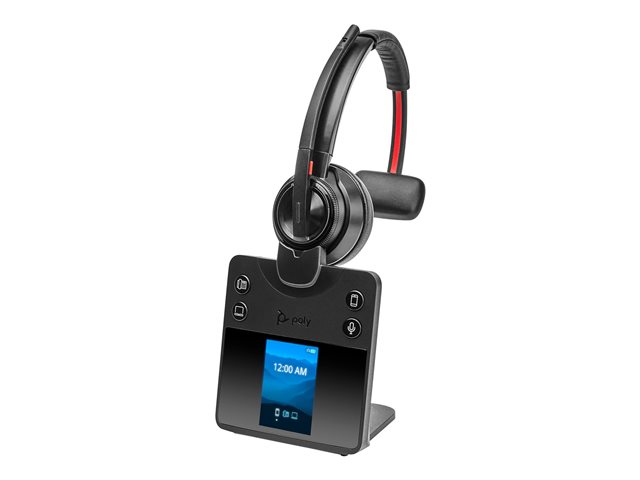 Poly Savi 8410 Office Monaural DECT 1880-1900 MHz Headset EMEA - INTL English - Euro plug - Replaces Poly SKU 2-221101-205