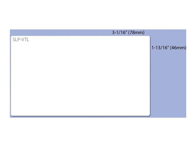 SLP-VTL WHITE LABEL 46X78MM