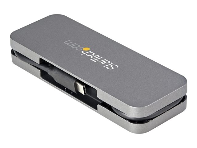 StarTech.com 4 Port USB C Hub - 3x USB-A/1xUSB-C - 5Gbps USB 3.0 Type-C Hub (3.2 Gen 1) - Bus Powered - 11.2\" Cable w/ Cable Management (HB30CM3A1CB) - Hub - 3 x USB 3.2 Gen 1 + 1 x USB-C 3.2 Gen 1 - desktop