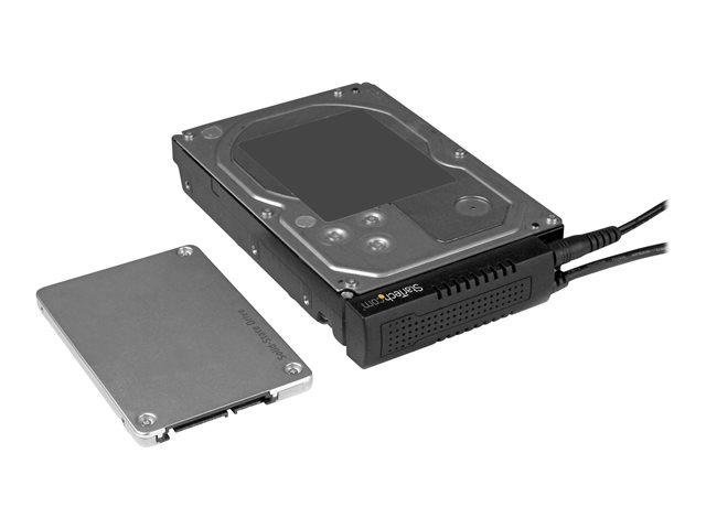 StarTech.com USB to SATA Adapter Cable - 2.5in and 3.5in Drives - USB 3.1 - 10Gbps - External Hard Drive Cable - Hard Drive Adapter Cable (USB312SAT3) - Storage controller - 2.5\", 3.5\" - SATA 6Gb/s - USB 3.1 (Gen 2) - black