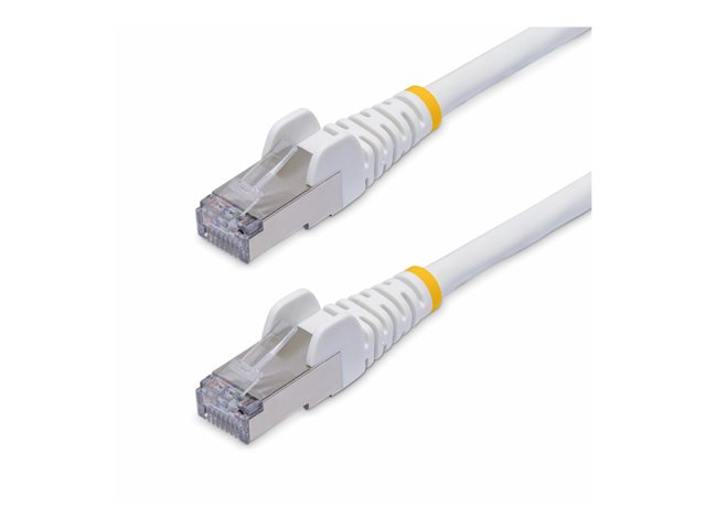 StarTech.com 15m White CAT8 Ethernet Cable, Snagless, S/FTP, 25G/40G - Patch cable - RJ-45 (M) to RJ-45 (M) - 15 m - 5.6 mm - S/FTP - CAT 5/5e/6/6a/8 - IEEE 802.3bt/IEEE 802.3ba - snagless, halogen-free - white