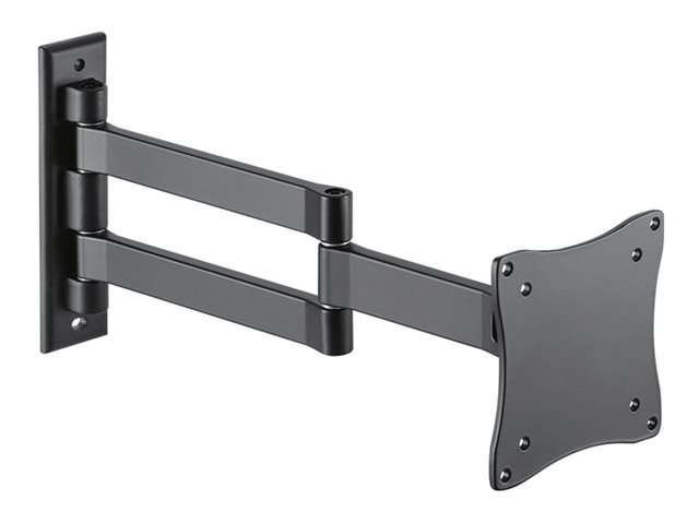 Neomounts FPMA-W830 - Bracket - full-motion - for LCD display - black - screen size: 10\"-27\" - wall-mountable