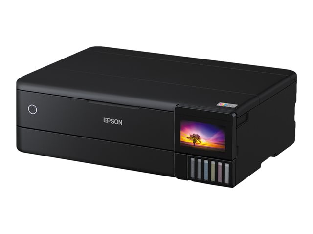 Epson EcoTank ET-8550 - Multifunction printer - colour - ink-jet - refillable - A3 (media) - up to 16 ppm (printing) - USB, LAN, Wi-Fi(ac), USB host - black