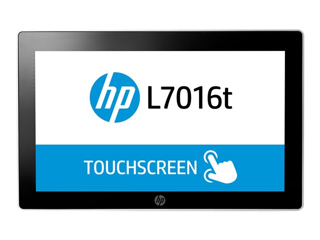 HP L7016t Retail Touch Monitor - LED monitor - 15.6\" - touchscreen - 1366 x 768 @ 60 Hz - TN - 360 cd/m² - 500:1 - 8 ms - DisplayPort - HP black, asteroid