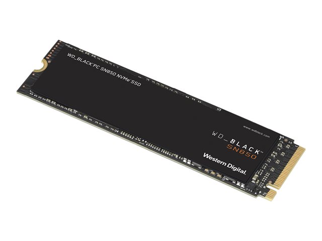 WD Black SN850 NVMe SSD WDS200T1X0E - SSD - 2 TB - internal - M.2 2280 - PCIe 4.0 x4 (NVMe)