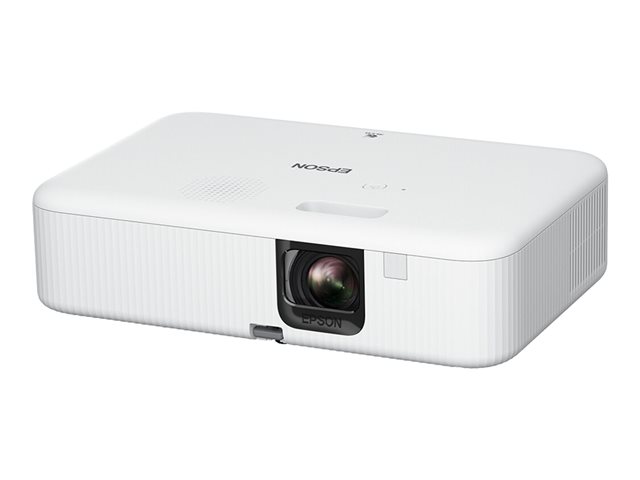 Epson CO-FH02 - 3LCD projector - portable - 3000 lumens (white) - 3000 lumens (colour) - Full HD (1920 x 1080) - 16:9 - 1080p - black / white - Android TV