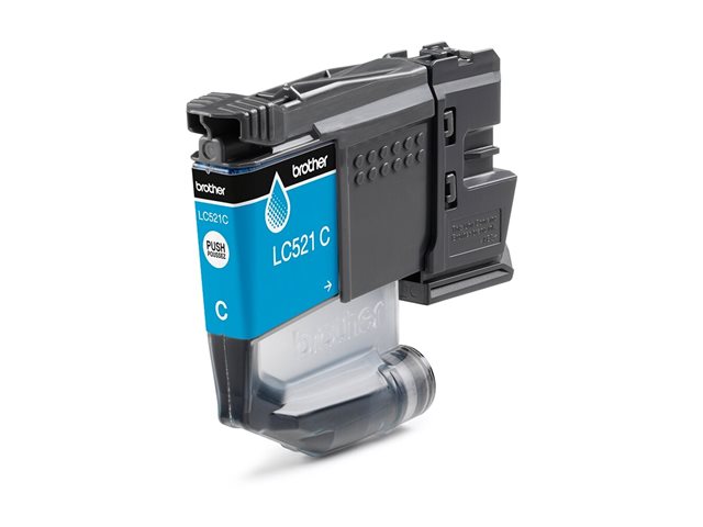 Brother LC521C - Cyan - original - pillow pack - ink cartridge - for Brother DCP-J1260W, DCP-J1310DW