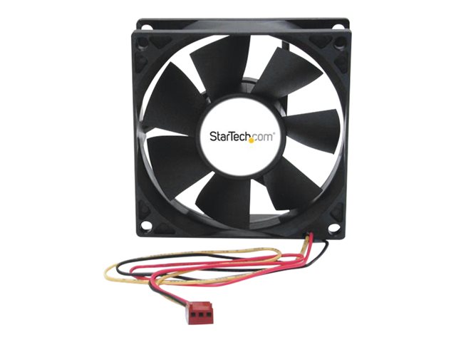 StarTech.com 80x25mm Dual Ball Bearing Computer Case Fan w/ TX3 Connector (FANBOX2) - System fan kit - 80 mm
