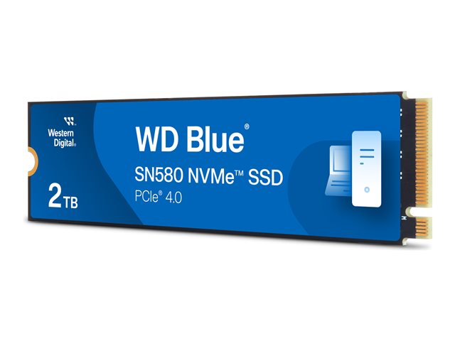 WD Blue SN580 WDS200T3B0E - SSD - 2 TB - internal - M.2 2280 - PCIe 4.0 x4 (NVMe)