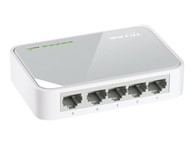 TP-Link TL-SF1005D 5-Port 10/100Mbps Desktop Switch - Switch - 5 x 10/100 - desktop
