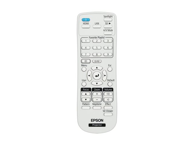 Epson LightScene EV-115 - 3LCD projector - 2200 lumens (white) - 2200 lumens (colour) - WXGA (1280 x 800) - 16:10 - 802.11n wireless / LAN - black