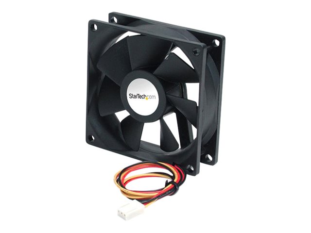 StarTech.com 90x25mm High Air Flow Dual Ball Bearing Computer Case Fan w/ TX3 (FAN9X25TX3H) - System fan kit - 92 mm