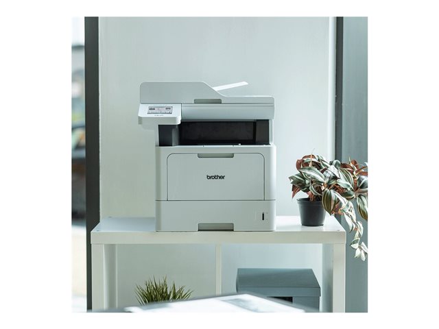 Brother DCP-L5510DW - Multifunction printer - B/W - laser - A4/Legal (media) - up to 48 ppm (copying) - up to 48 ppm (printing) - 250 sheets - NFC, USB 2.0, USB 2.0 host, Gigabit LAN, Wi-Fi(n)